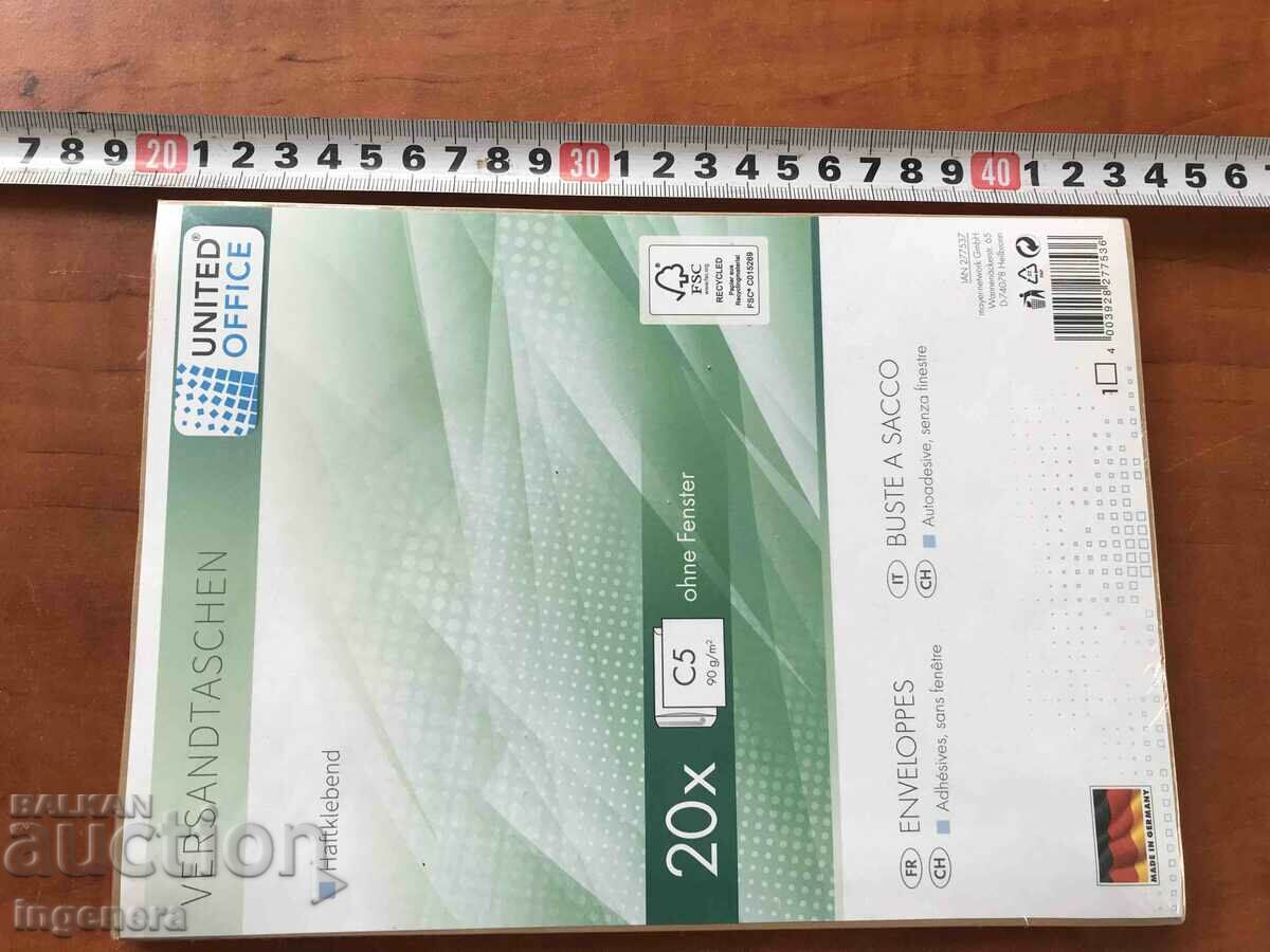 Auction  ENVELOPE PAPER NEW