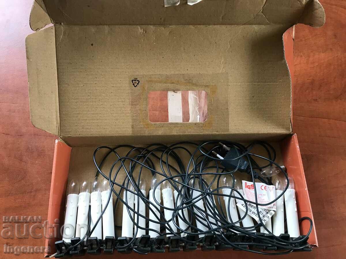 LIGHT BULBS DECORATIONS CANDLES CHRISTMAS NEW - BULB CLIP GERMANY with price 32.00 BGN | € 16.36