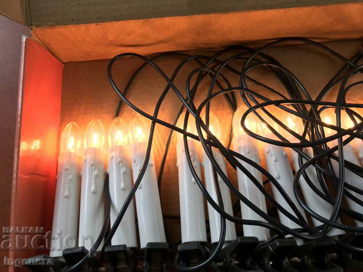 LIGHT BULBS DECORATIONS CANDLES CHRISTMAS NEW - BULB CLIP GERMANY - 5