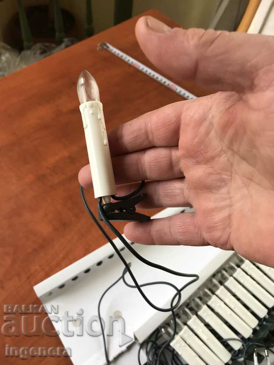 LIGHT BULBS DECORATIONS CANDLES CHRISTMAS NEW - BULB CLIP GERMANY - 6 LIGHT BULBS DECORATIONS CANDLES CHRISTMAS NEW - BULB CLIP GERMANY - 6