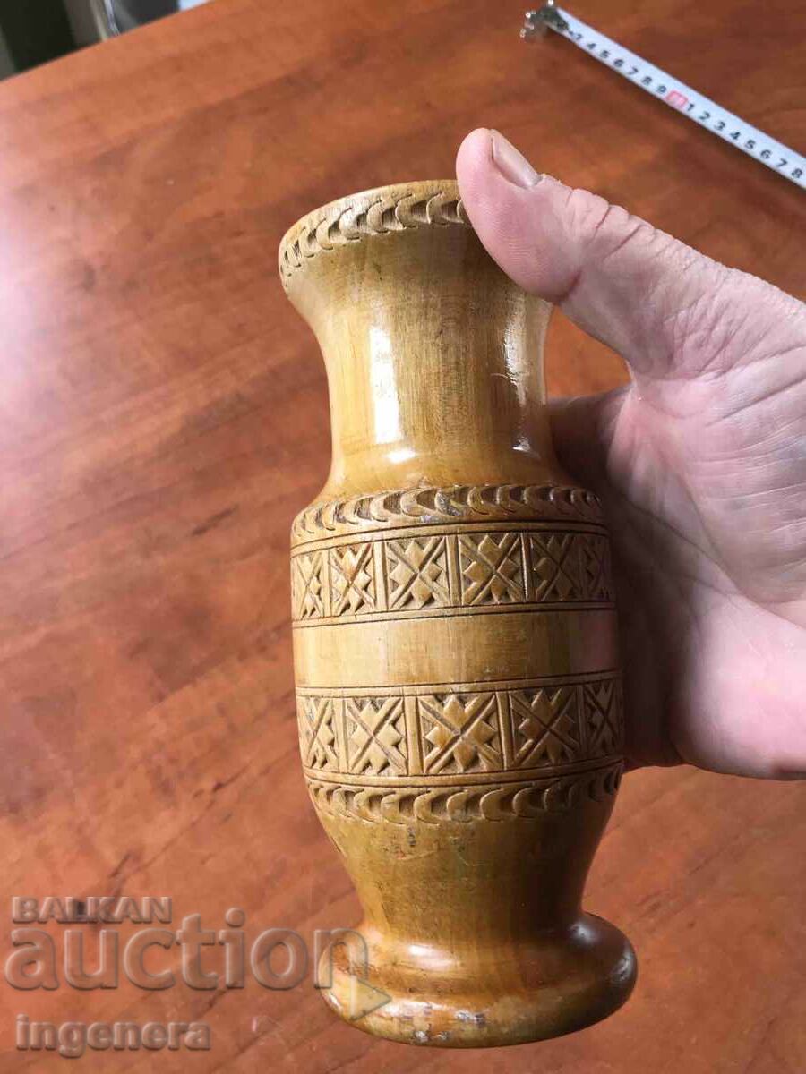 Auction VASE VASE WOOD CARVING ANTIQUE MASTER WORK Auction VASE VASE WOOD CARVING ANTIQUE MASTER WORK