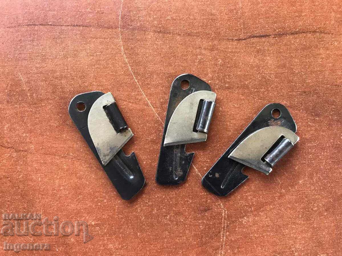 CAN OPENER NEW-3 PCS. FOR TOURISTS with price 5.00 BGN | € 2.56