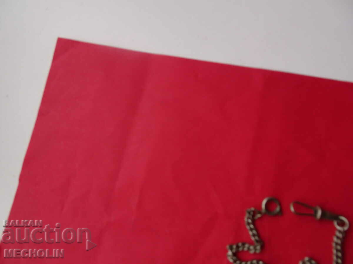 VERY OLD KUSTEC CHAIN POCKET WATCH 11 - 5 VERY OLD KUSTEC CHAIN POCKET WATCH 11 - 5