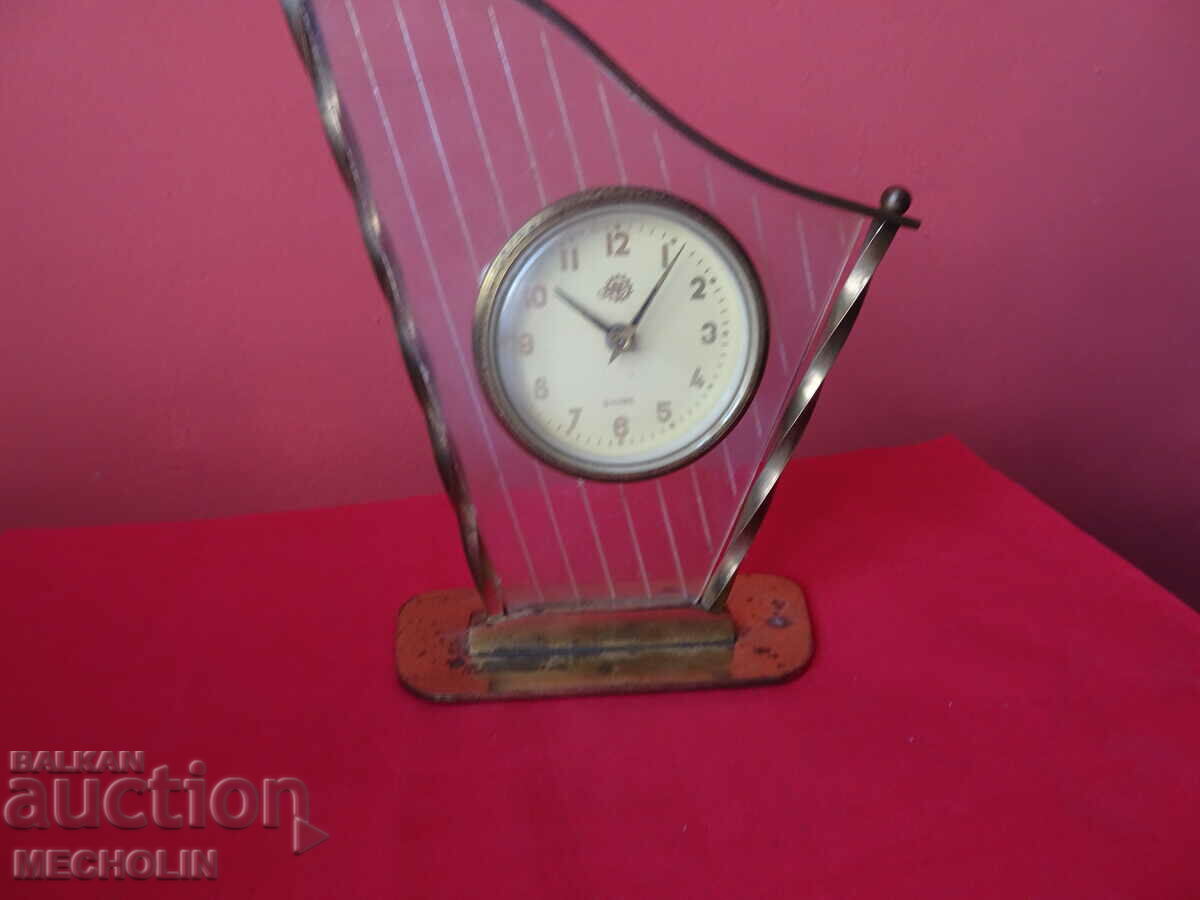 COLLECTIBLE ROMANIAN ALARM CLOCK VICTORIA HARP with price 25.00 BGN | € 12.78