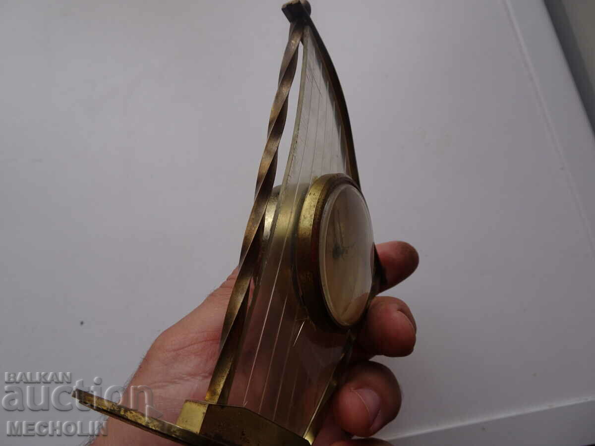 COLLECTIBLE ROMANIAN ALARM CLOCK VICTORIA HARP - 5
