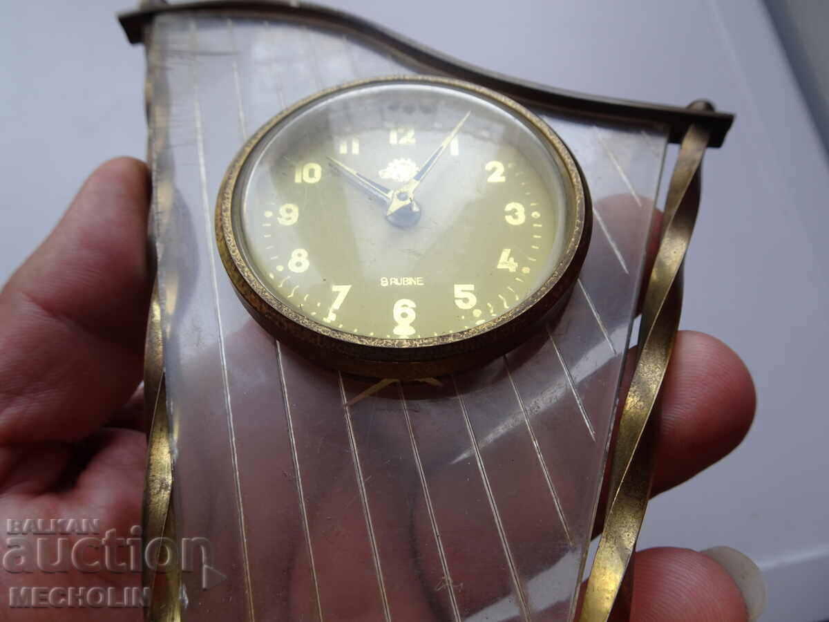 COLLECTIBLE ROMANIAN ALARM CLOCK VICTORIA HARP - 7