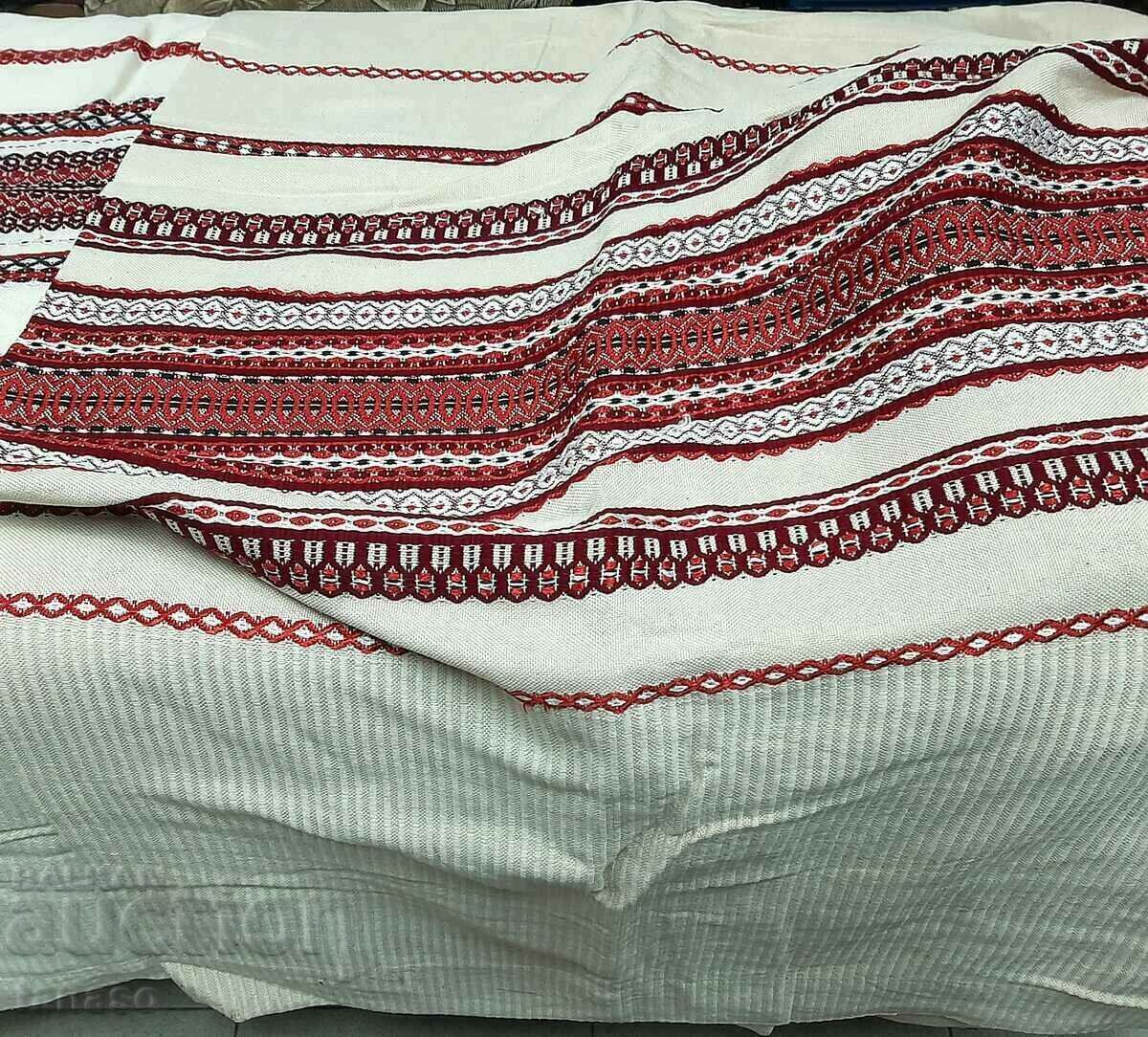 Auction 2 pcs. Bulgarian large ethnic embroidered curtains (17.3) Auction 2 pcs. Bulgarian large ethnic embroidered curtains (17.3)