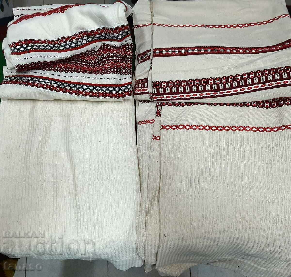 2 pcs. Bulgarian large ethnic embroidered curtains (17.3) - 5 2 pcs. Bulgarian large ethnic embroidered curtains (17.3) - 5