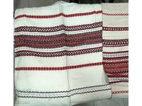 2 pcs. Bulgarian large ethnic embroidered curtains (17.3)