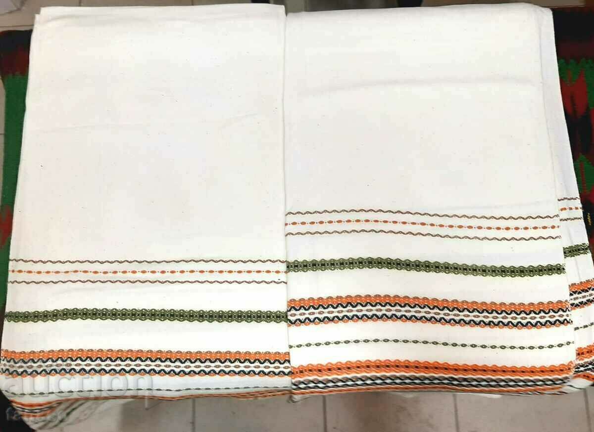 2 pcs. Bulgarian large ethnic embroidered curtains (17.3) with price 60.00 BGN | € 30.68 2 pcs. Bulgarian large ethnic embroidered curtains (17.3) with price 60.00 BGN | € 30.68