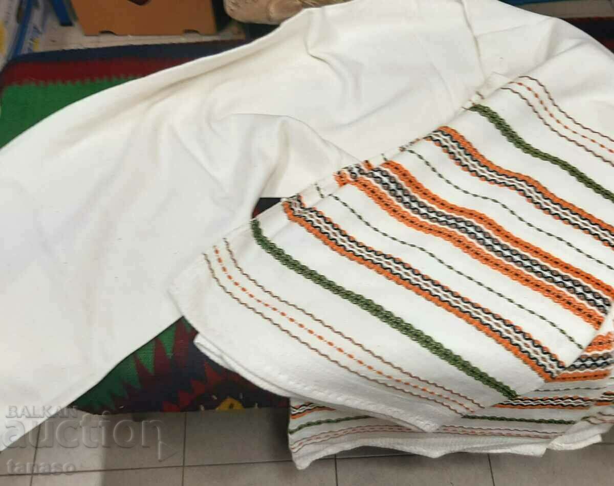 Auction 2 pcs. Bulgarian large ethnic embroidered curtains (17.3) Auction 2 pcs. Bulgarian large ethnic embroidered curtains (17.3)