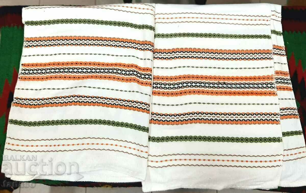 2 pcs. Bulgarian large ethnic embroidered curtains (17.3) - 6 2 pcs. Bulgarian large ethnic embroidered curtains (17.3) - 6