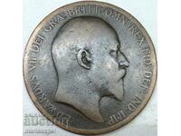 Great Britain 1 penny 1902 30mm bronze