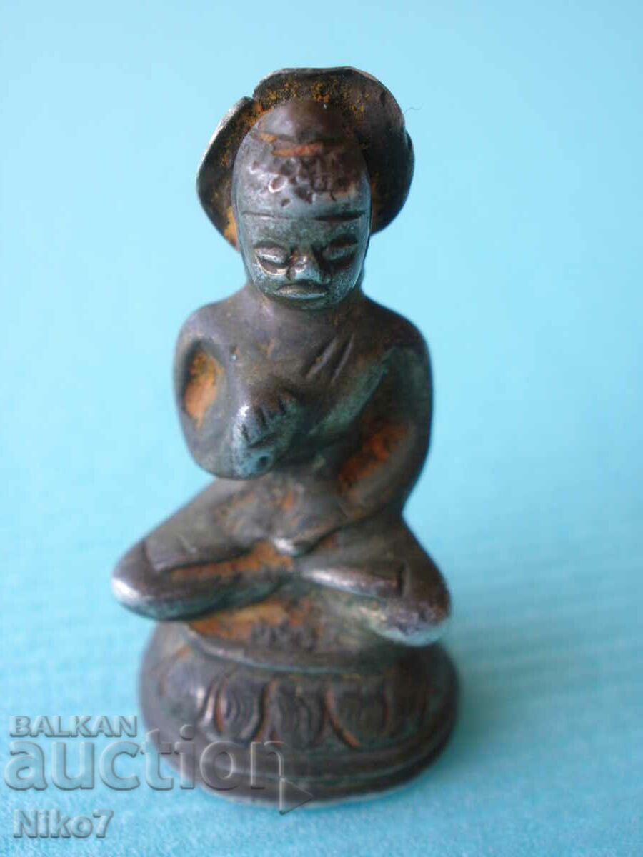 Παλαιό ασημένιο ειδώλιο - "Blessing Buddha".