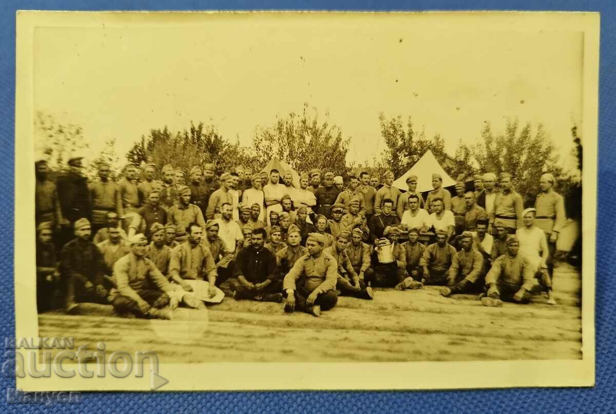 Old military photo, postcard - Lubimets.