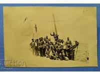 Old military photo, postcard - Thassos.