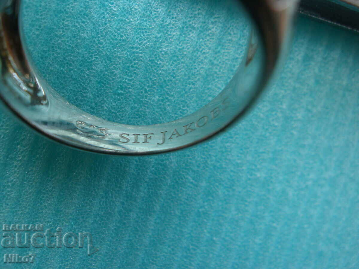Delivery of Interesting silver ring - "SIF JAKOBS". Delivery of Interesting silver ring - "SIF JAKOBS".