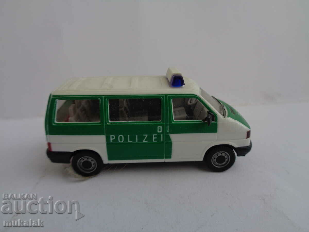 Auction HERPA 1:87 H0 VW TRANSPORTER POLICE TROLLEY TOY MODEL Auction HERPA 1:87 H0 VW TRANSPORTER POLICE TROLLEY TOY MODEL