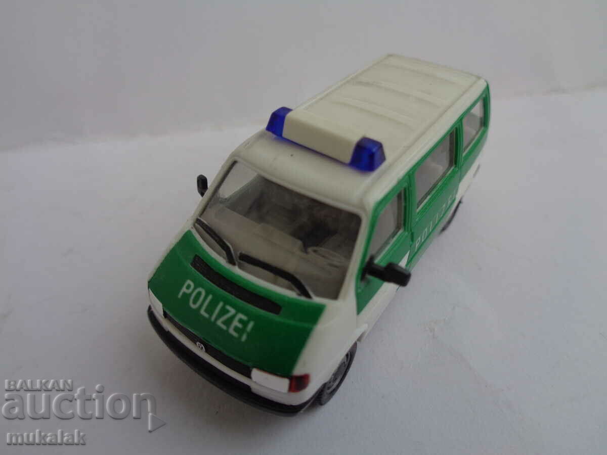 HERPA 1:87 H0 VW TRANSPORTER POLICE TROLLEY TOY MODEL - 6 HERPA 1:87 H0 VW TRANSPORTER POLICE TROLLEY TOY MODEL - 6