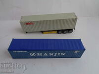 HERPA 1:87 H0 TRAILER CONTAINER TRUCK TOY MODEL LOT