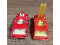 Matchbox Made in Bulgaria Lot of Two Fire Stations
