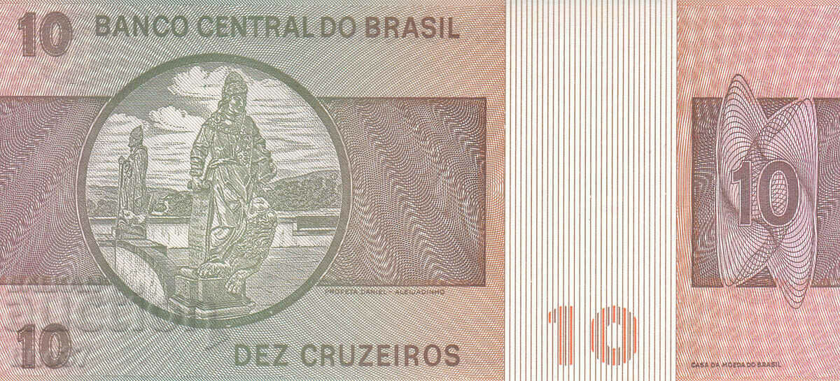 Auction tino37- BRAZIL - 10 CRUZEIRO - 1980 - UNC Auction tino37- BRAZIL - 10 CRUZEIRO - 1980 - UNC