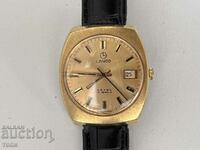 LANCO SWISS MADE GOLD PLATED RARE WORKS NO WARRANTY