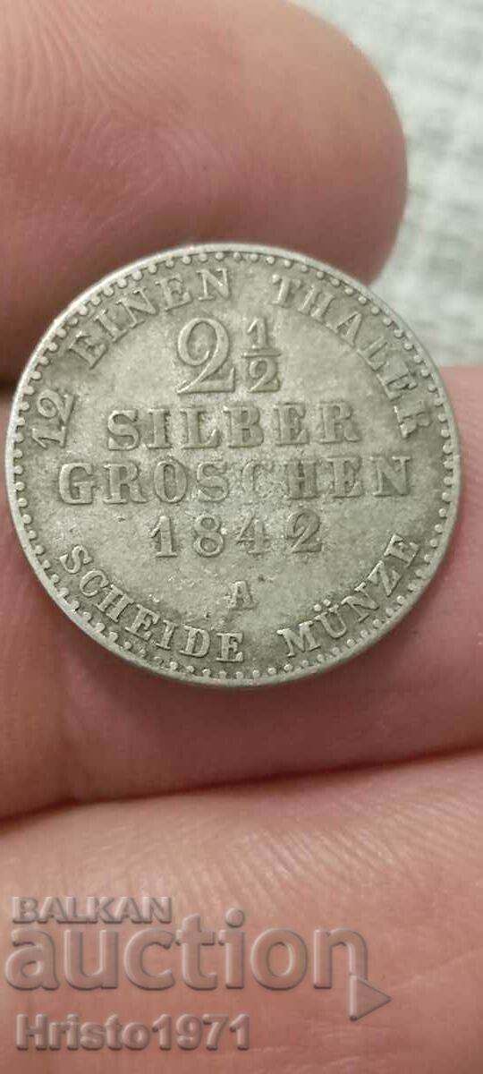2 1/2 Grosz 1942 Prussia