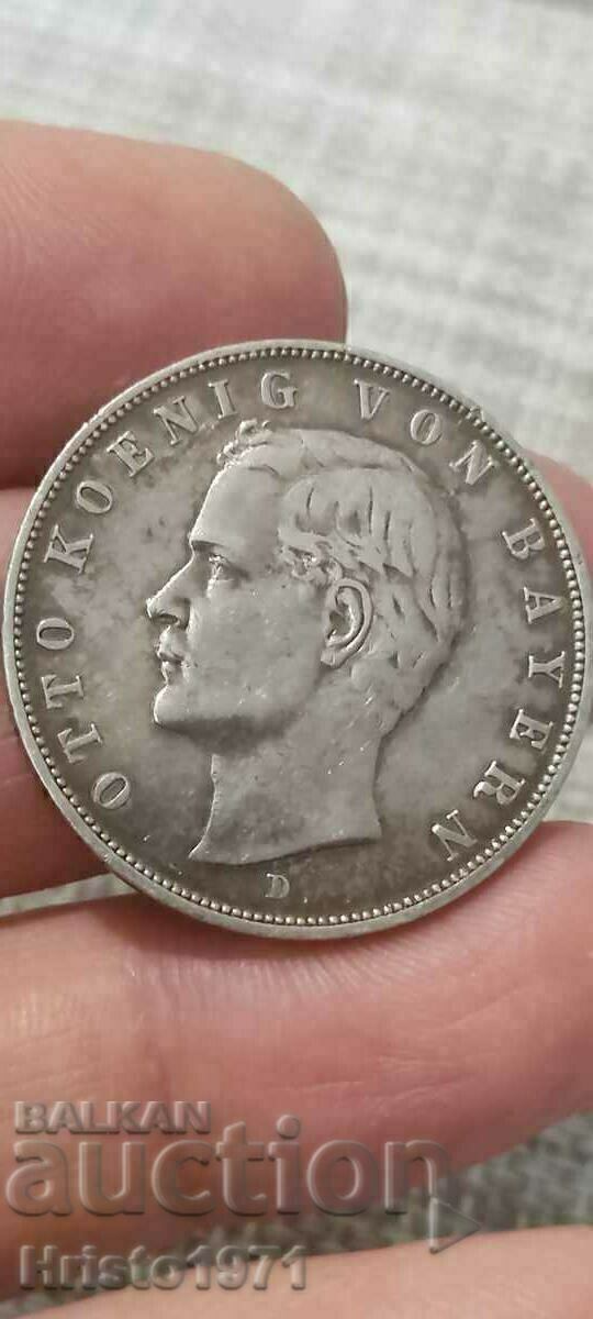 3 Stamps 1909 Bavaria with price 75.00 BGN | € 38.35