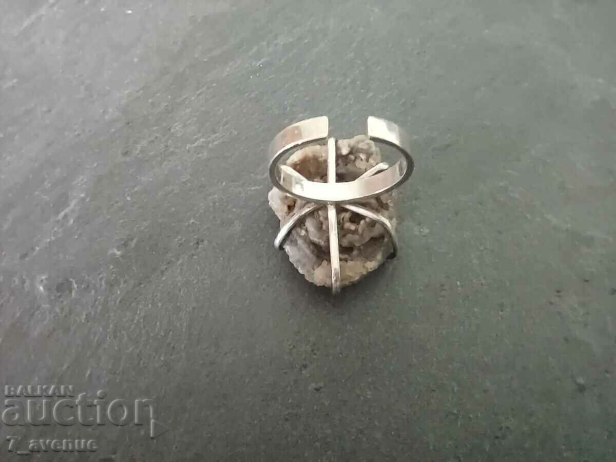 Silver ring, natural stone, Chalcedony, 2.04.24 with price 99.00 BGN | € 50.62 Silver ring, natural stone, Chalcedony, 2.04.24 with price 99.00 BGN | € 50.62
