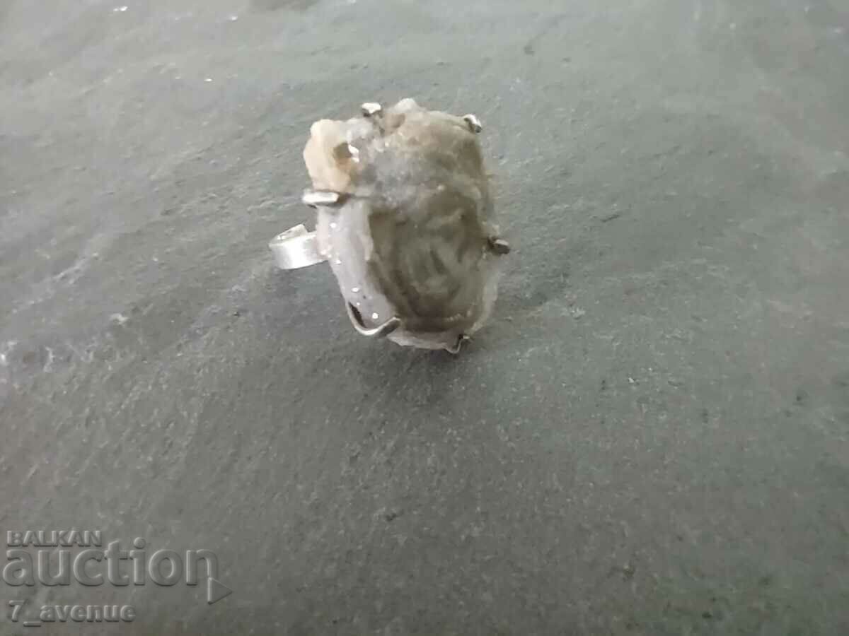 Delivery of Silver ring, natural stone, Chalcedony, 2.04.24 Delivery of Silver ring, natural stone, Chalcedony, 2.04.24