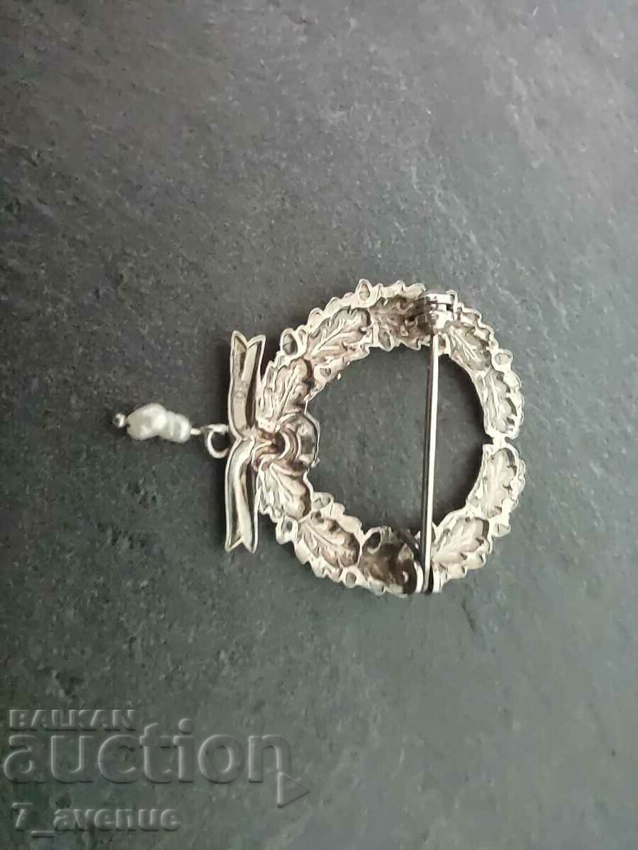 Delivery of Silver brooch, natural pearl, 120 years, 2.04.24 Delivery of Silver brooch, natural pearl, 120 years, 2.04.24