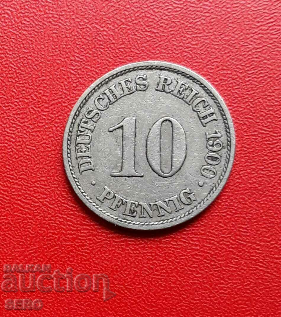 Germania-10 pfennig 1900 A-Berlin