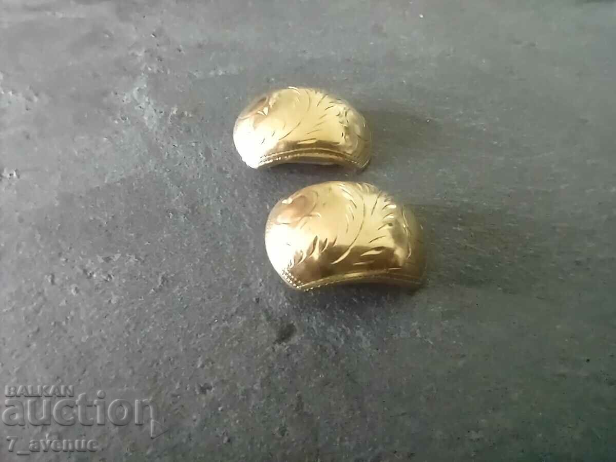 Delivery of Silver earrings, clip, engravings, gilding, 2.04.24