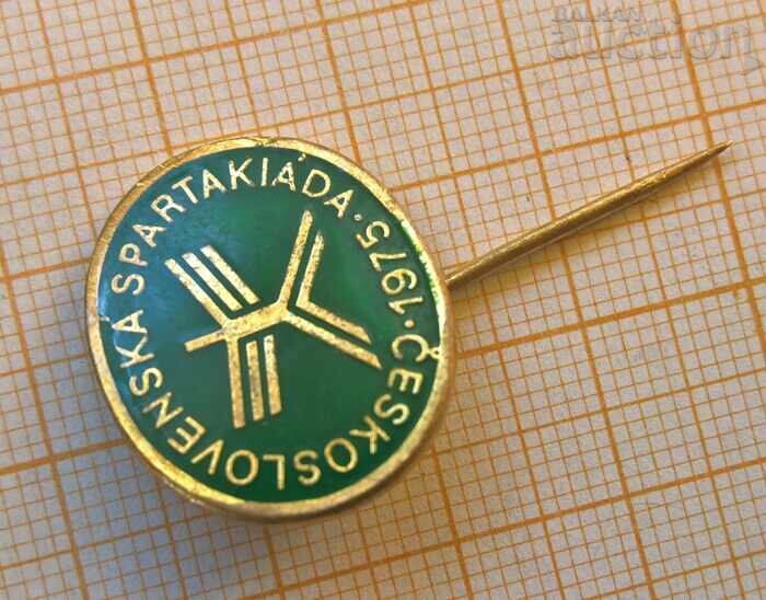 Spartakiad badge Czech Republic 1975
