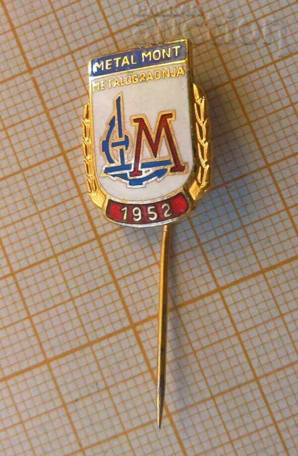Metal Mont Croatia badge