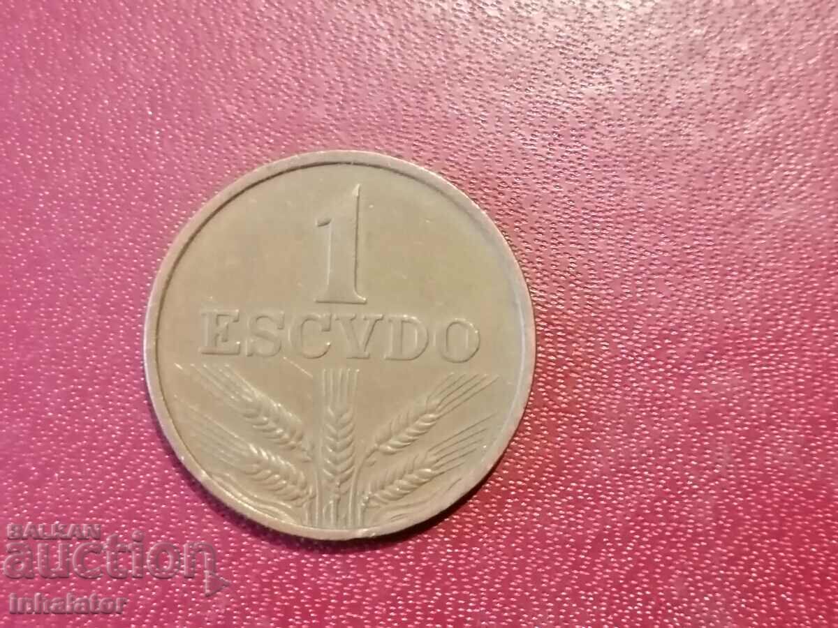 1975 year 1 escudo Portugal