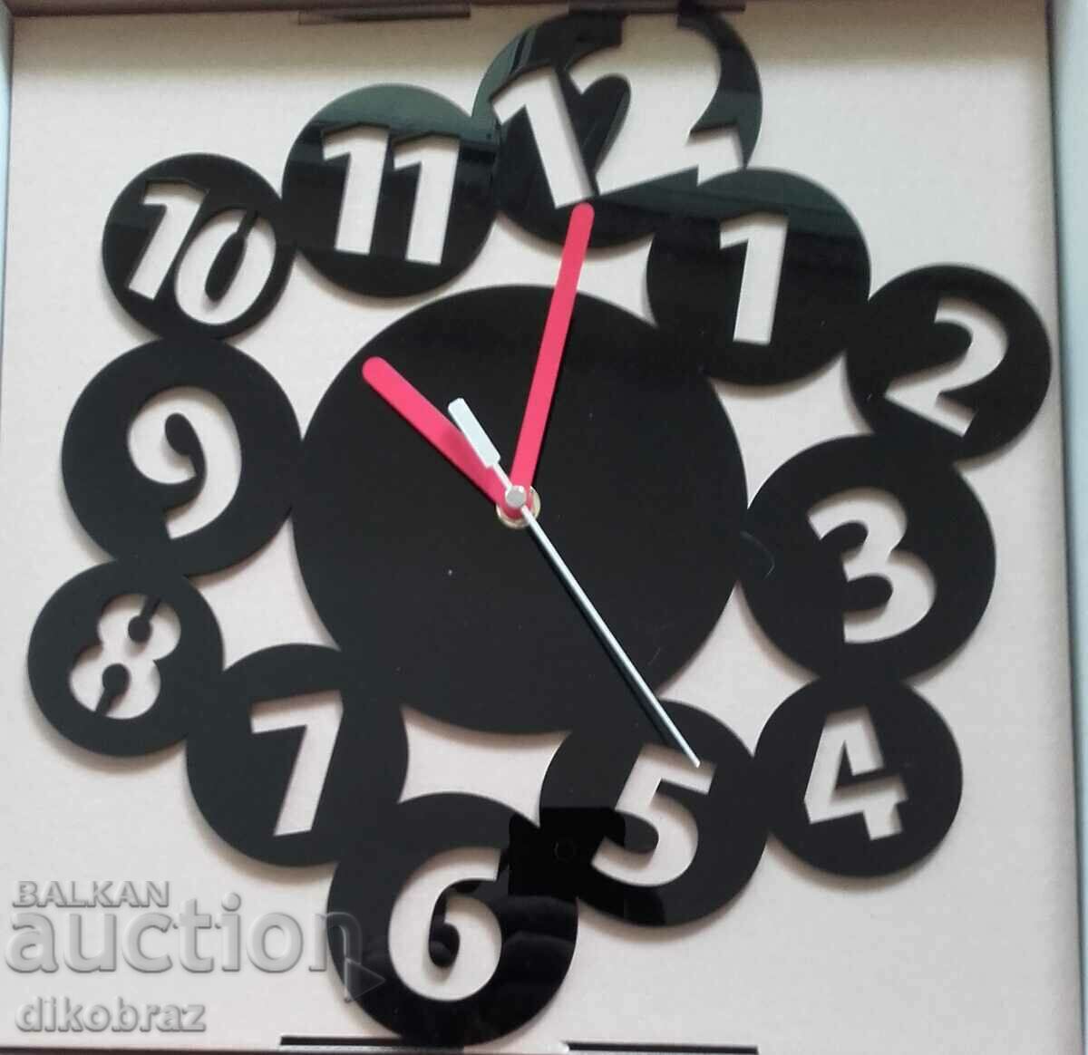 NEW wall clock - Magic number ZEGARA Poland - from a penny