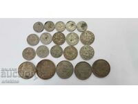 20 τεμ. βασιλικά βουλγαρικά νομίσματα, παρτίδα νομισμάτων