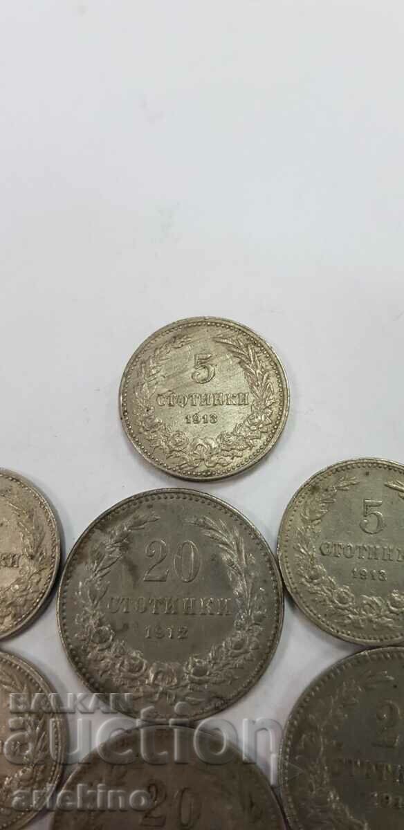 10 pcs. royal Bulgarian coins, coin lot - 6