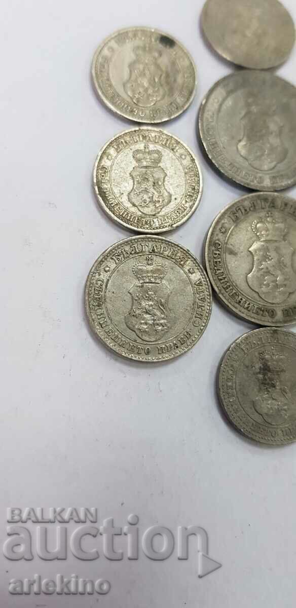 10 pcs. royal Bulgarian coins, coin lot - 7