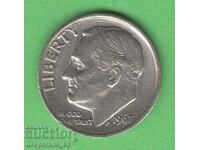 (¯`'•.¸ 10 cents 1967 USA ¸.•'´¯)