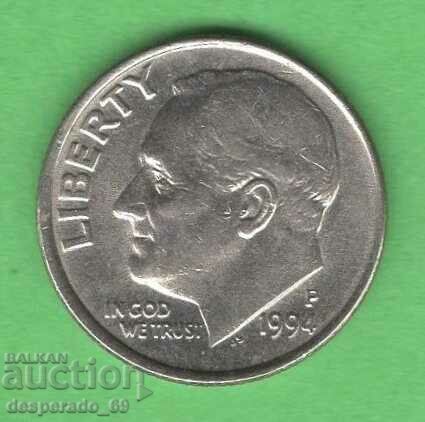 (¯`'•.¸ 10 cents 1994 (P) USA ¸.•'´¯)