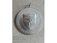 medalie premiu rară Int. Spartakiad Spartak Sofia 1968