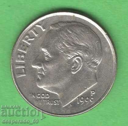 (¯`'•.¸ 10 cents 1999 (P) USA ¸.•'´¯)