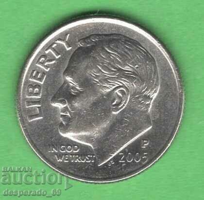 (¯`'•.¸ 10 cents 2005 (P) USA ¸.•'´¯)