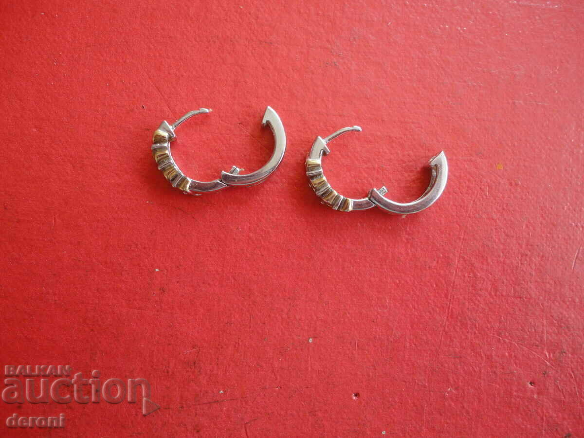 Auction  Amazing silver designer earrings stud earrings
