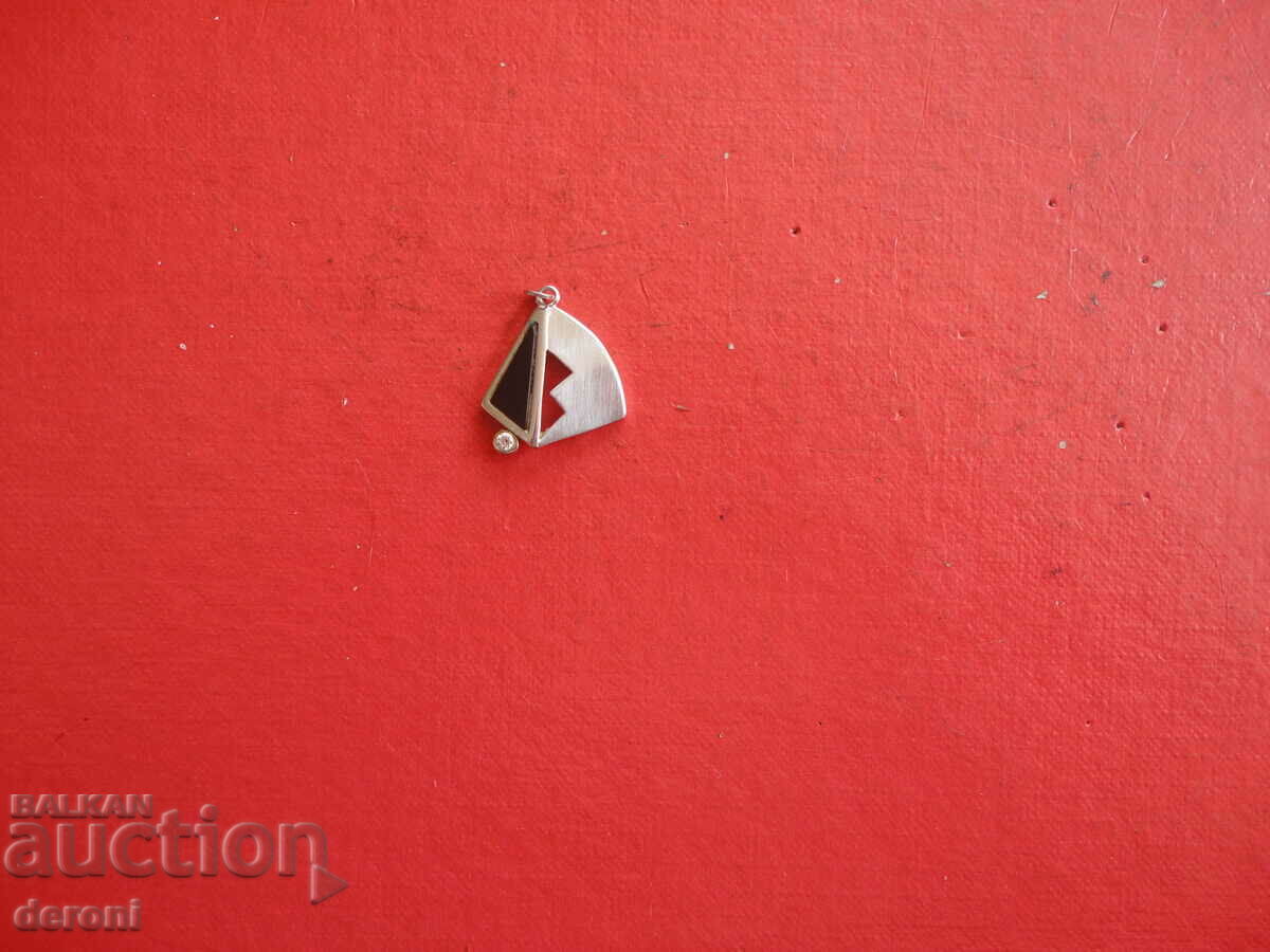 Silver pendant locket with stones 925 - 6 Silver pendant locket with stones 925 - 6