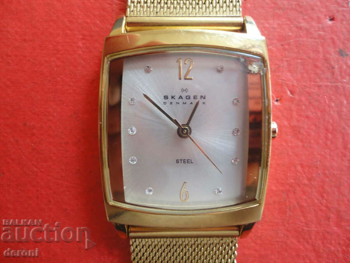 Danish Skagen Gold Plated Ladies Watch - 5 Danish Skagen Gold Plated Ladies Watch - 5