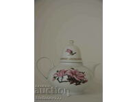 Porcelain teapot with gilding, Hanneberg 1777 GDR /Henneberg